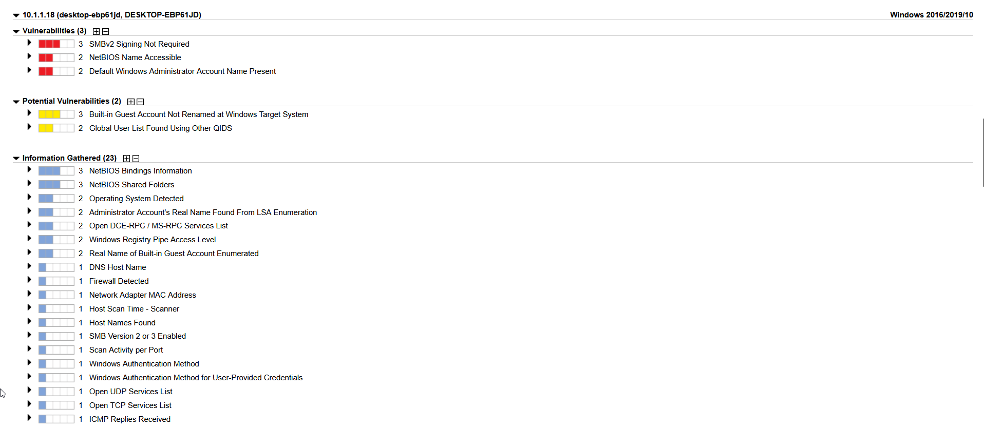 Qualys Scanner Results 02
